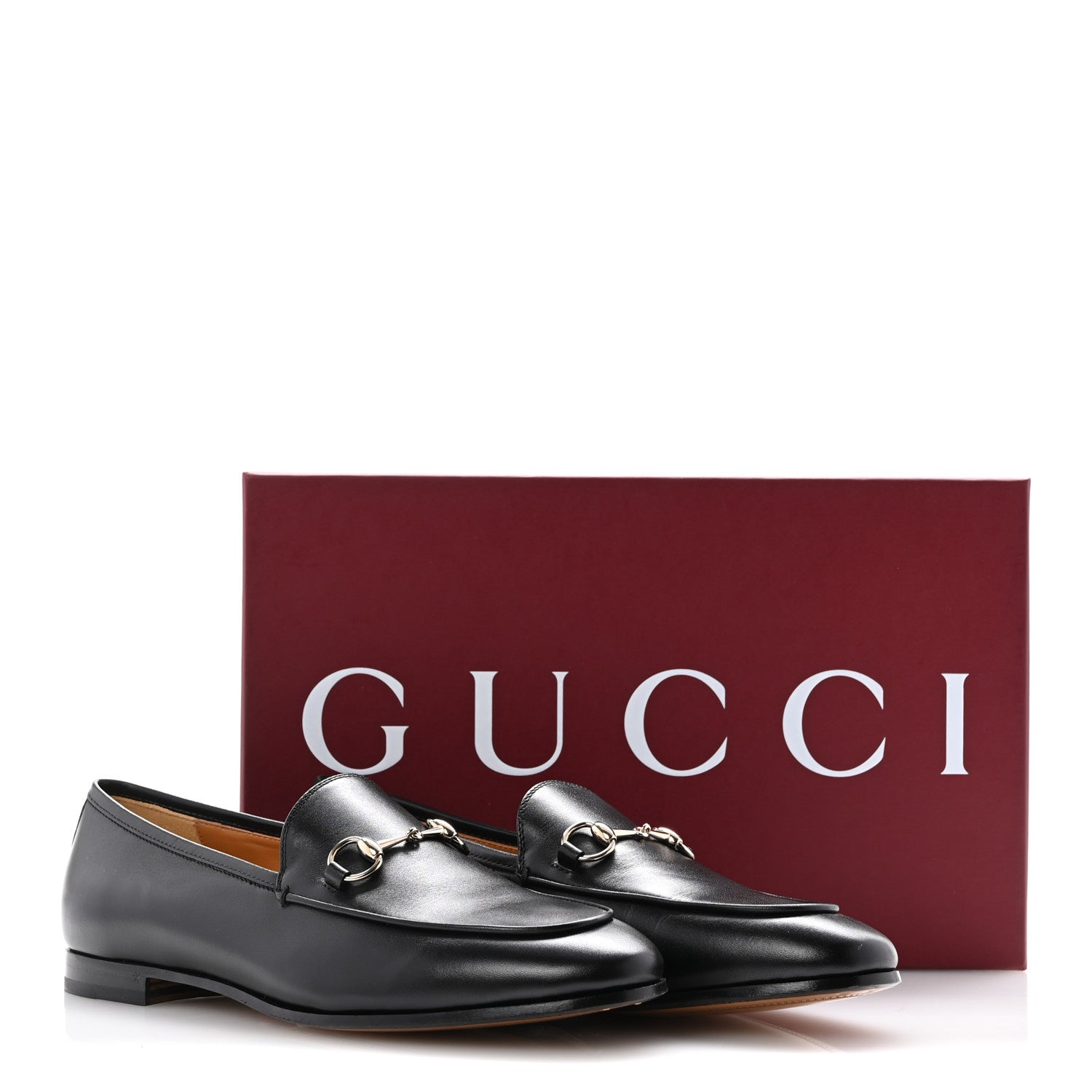 Gucci Calfskin Womens Jordaan Loafers 39 Black 11 of 11
