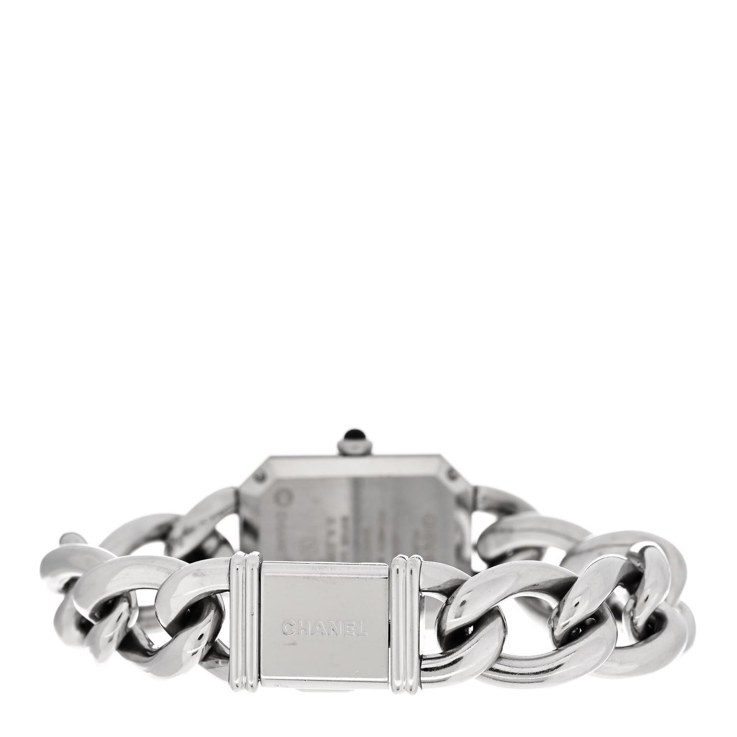 Stainless Steel 20mm Chain Premiere Quartz Watch Black M