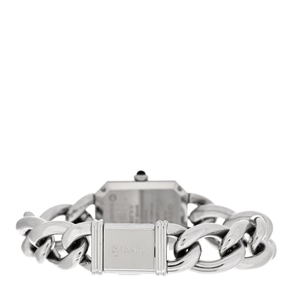 Chanel Stainless Steel 20mm Chain Premiere Quartz Watch Black M 3 of 4
