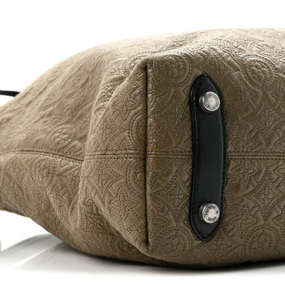 Louis Vuitton Monogram Lambskin Antheia Hobo PM Olive 15 of 17