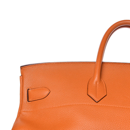 Hermes Togo HAC Travel Birkin 50 Orange 23 of 27