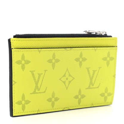 Louis Vuitton Monogram Taiga Coin Card Holder Yellow 3 of 6