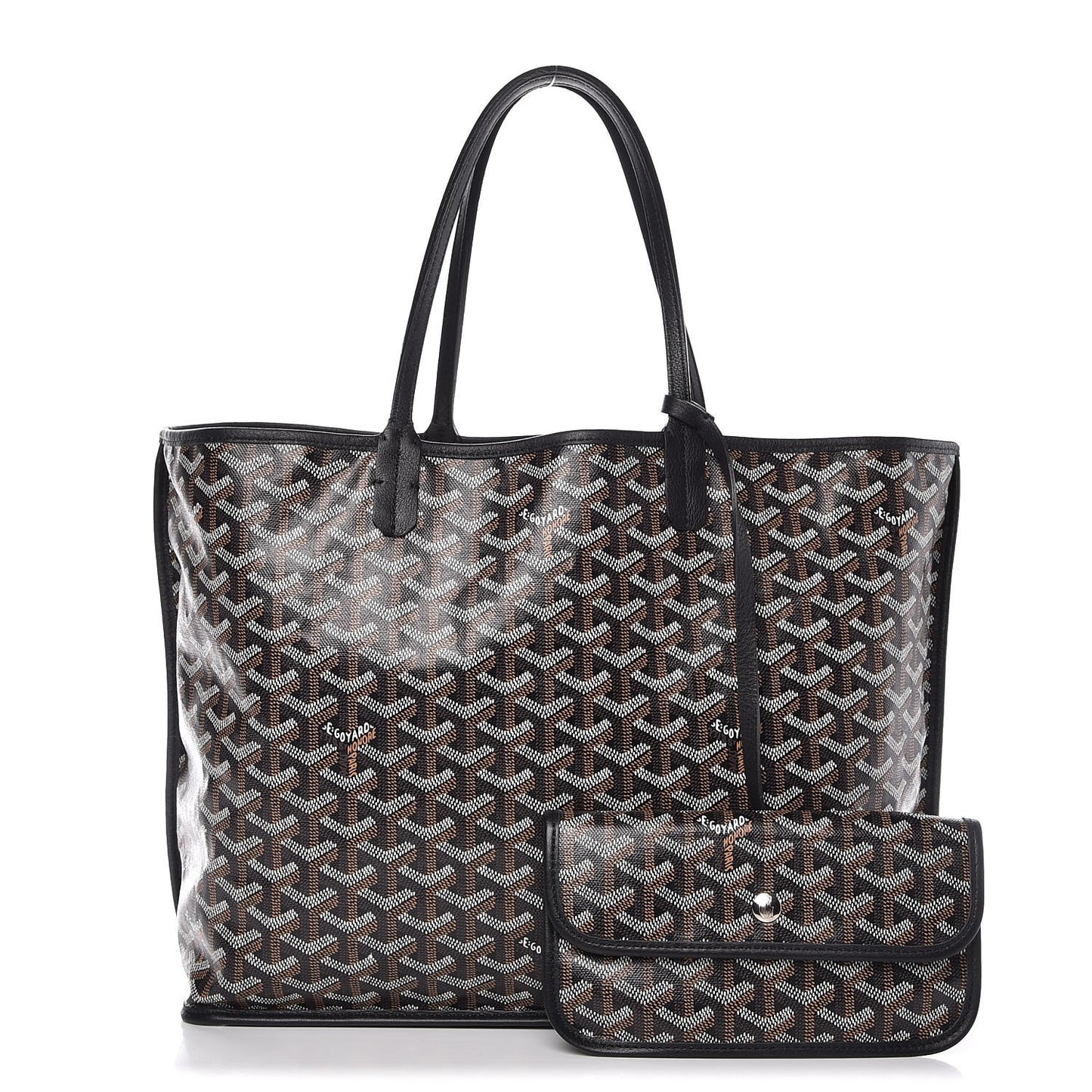 Goyardine Reversible Anjou PM Black