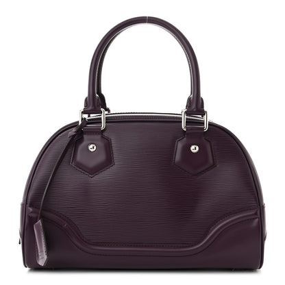 Louis Vuitton Epi Bowling Montaigne PM Cassis 1 of 9