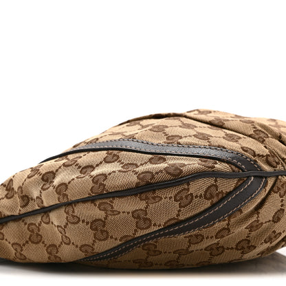 Gucci Monogram Small D Gold Ring Messenger Dark Brown 10 of 11