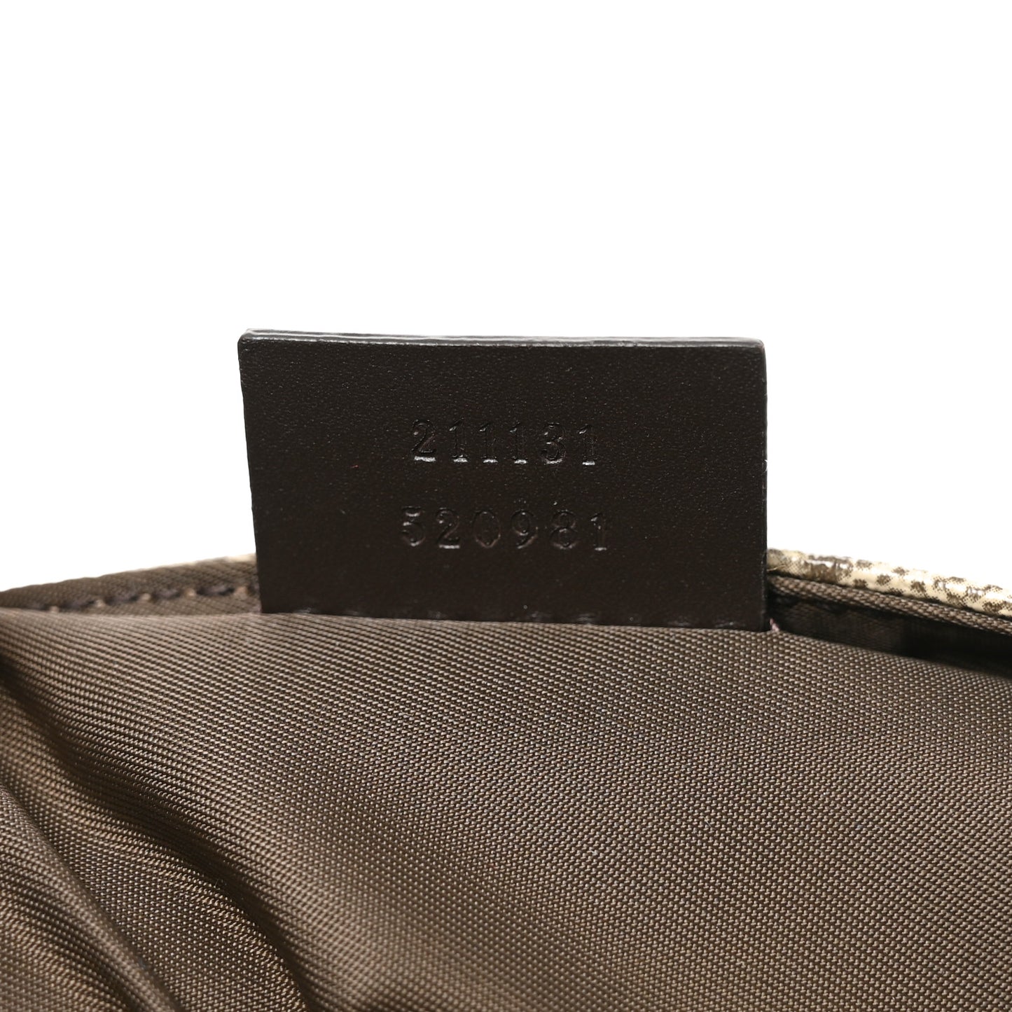 GG Plus Monogram Messenger Diaper Bag Dark Brown