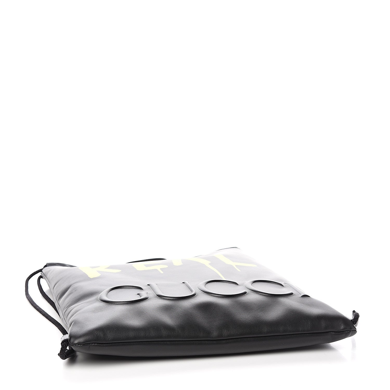 Gucci Calfskin Small GucciGhost Drawstring Backpack Black 3 of 9
