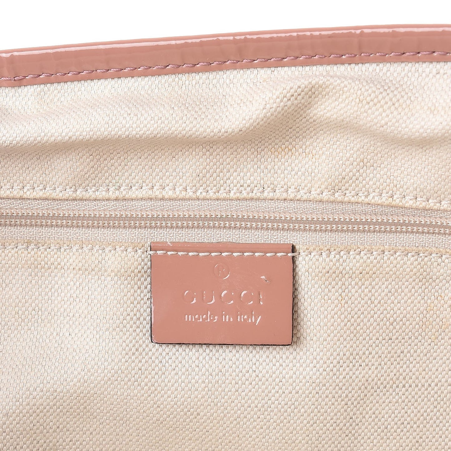 Monogram Patent Web Jolie Tote Bag Pink