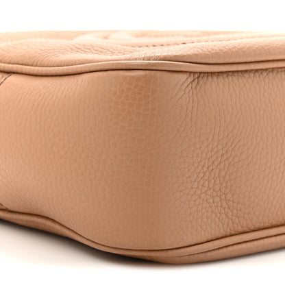 Gucci Pebbled Calfskin Small Soho Disco Bag Camelia 10 of 12