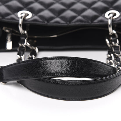 Chanel Caviar Quilted Grand Shopping Tote GST Black 10 of 13