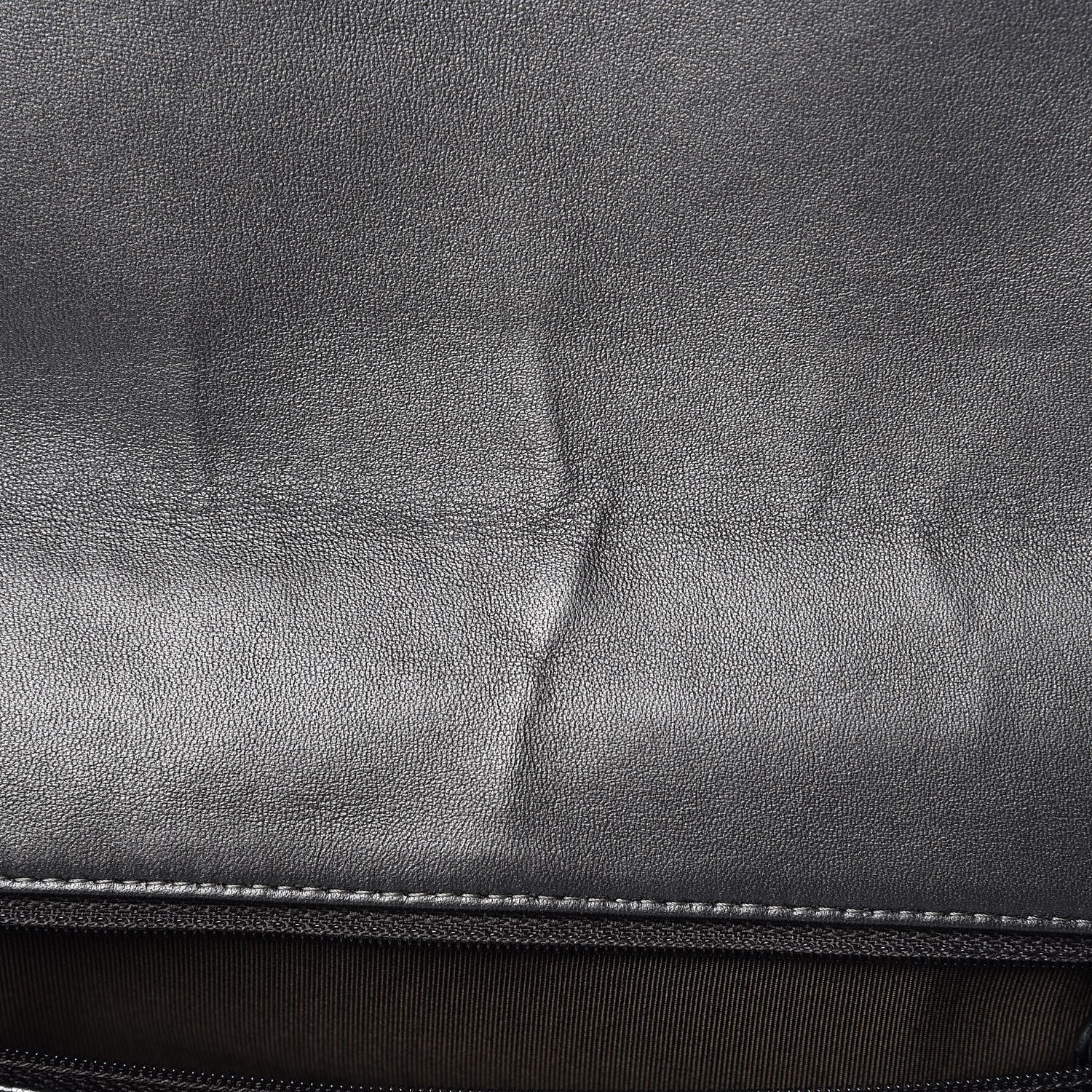 Chanel Metallic Lambskin Quilted Maxi Single Flap Dark Grey 9 of 21