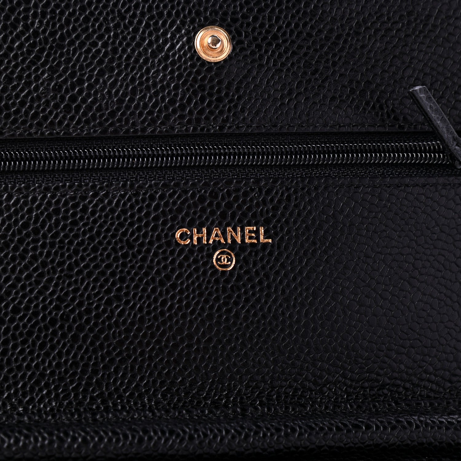Chanel Caviar Quilted Wallet On Chain WOC Black 6 of 13