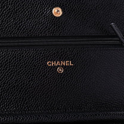 Chanel Caviar Quilted Wallet On Chain WOC Black 6 of 13