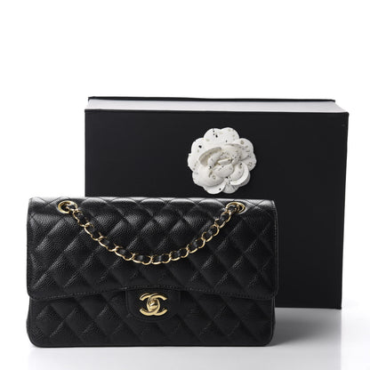 Chanel Caviar Quilted Medium Double Flap Black 11 of 11