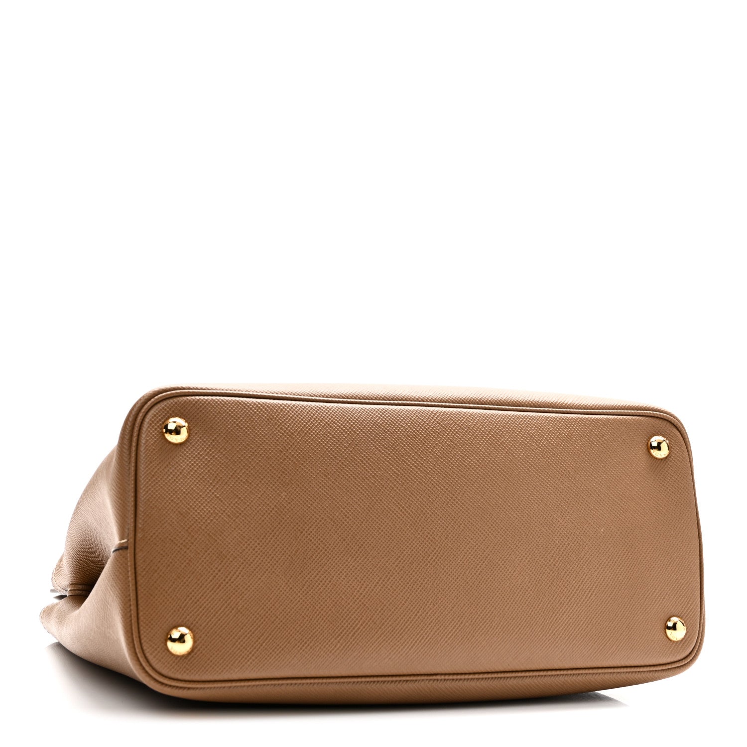 Prada Saffiano Cuir Medium Double Bag Cannella Cocco 4 of 9