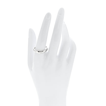 Tiffany Platinum 4mm Forever Wedding Band Ring 61 9.5 2 of 5