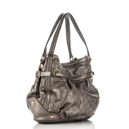 Gucci Guccissima Medium Jockey Tote Grey 3 of 7