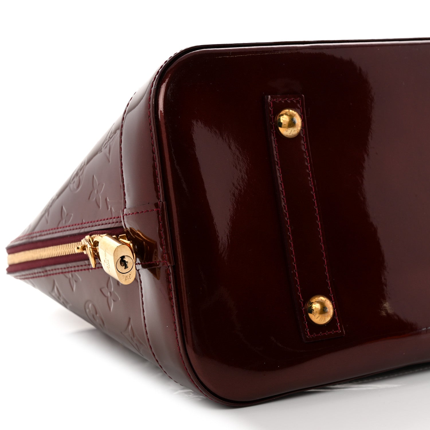 Louis Vuitton Vernis Alma GM Rouge Fauviste 8 of 9