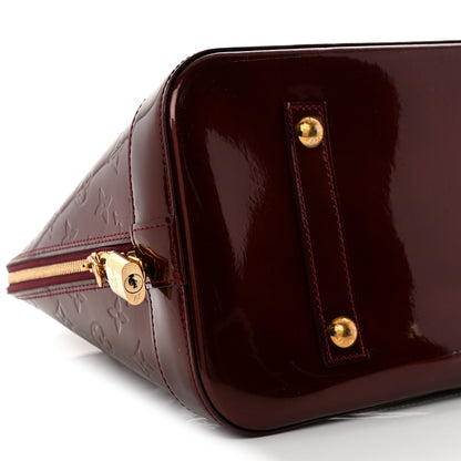 Louis Vuitton Vernis Alma GM Rouge Fauviste 8 of 9