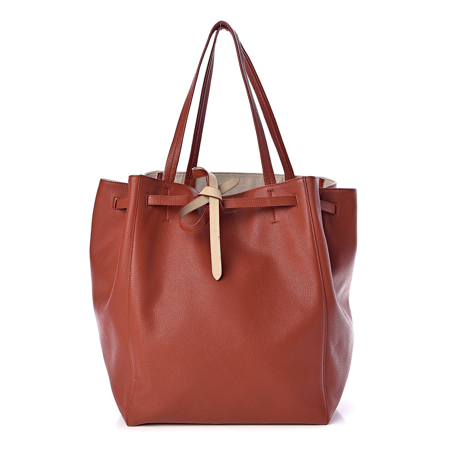 Celine Soft Grained Calfskin Medium Cabas Phantom Brick 1 of 11
