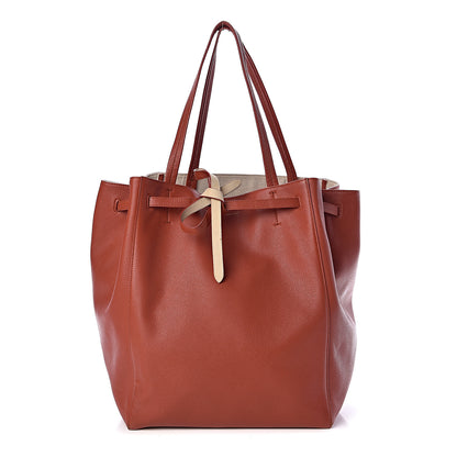 Celine Soft Grained Calfskin Medium Cabas Phantom Brick 1 of 11