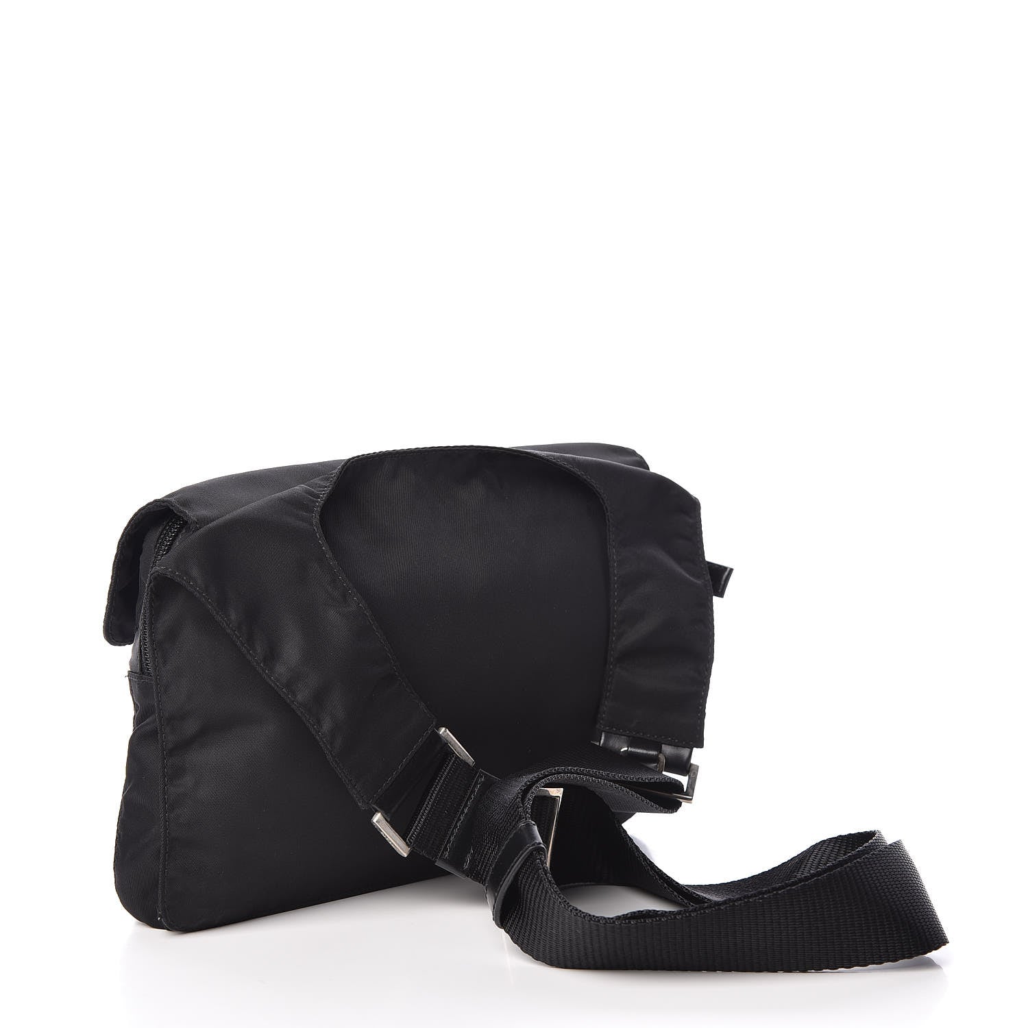Prada Nylon Vela Messenger Black 3 of 9