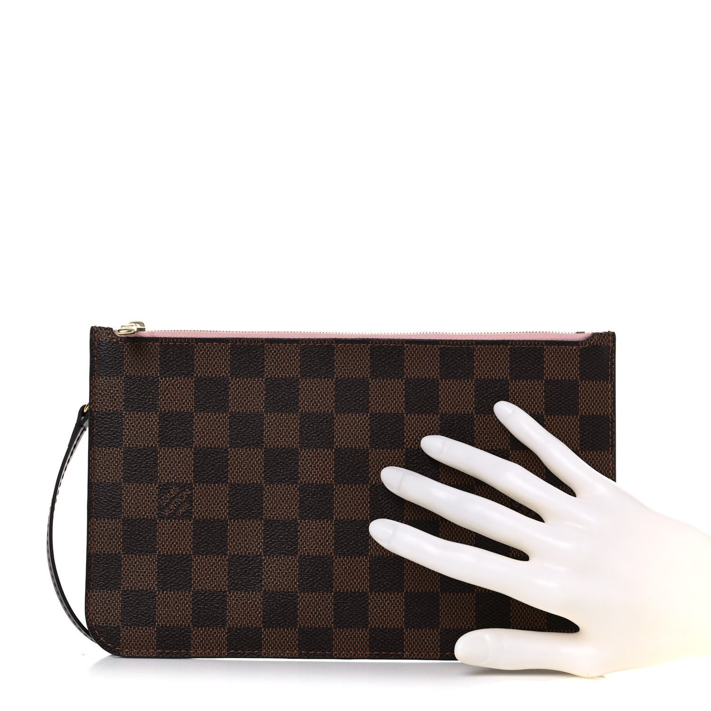 Damier Ebene Neverfull MM GM Pochette Rose Ballerine