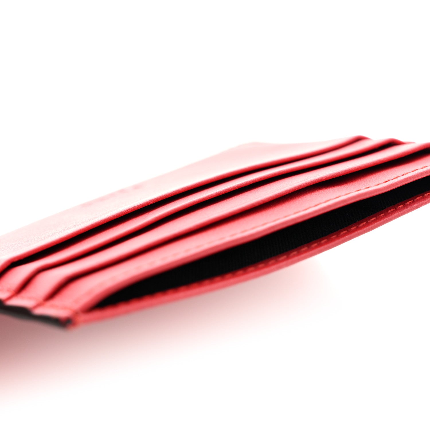 Fendi Vitello Century Face No Words Card Holder Fragola 9 of 10