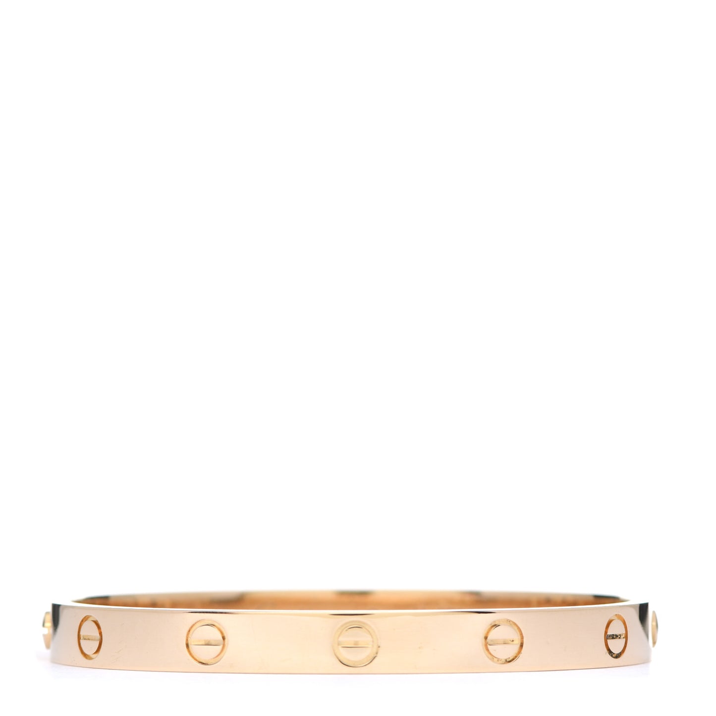 18K Yellow Gold LOVE Bracelet 17