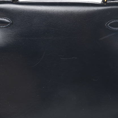 Hermes Box Kelly Sellier 28 Bleu Marine 16 of 19