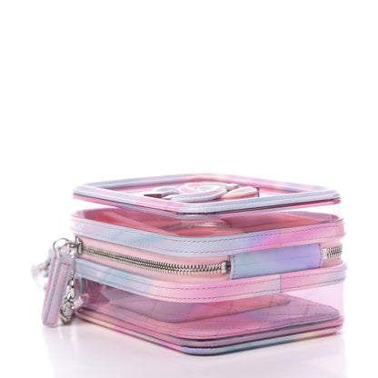 Chanel PVC Patent Calfskin Patent Lambskin Vertical Vanity Case Pink 3 of 11