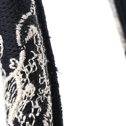 Christian Dior Canvas Embroidered Medium Dioriviera Toile De Jouy Reverse Book Tote Blue 11 of 11