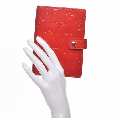 Louis Vuitton Vernis Small Ring Agenda Cover Pomme D'Amour 2 of 7
