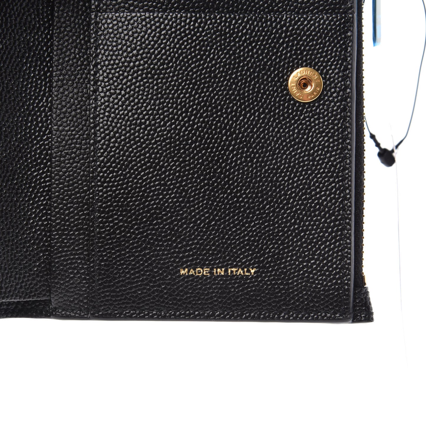 Grain De Poudre Monogram Bi-Fold Wallet Black