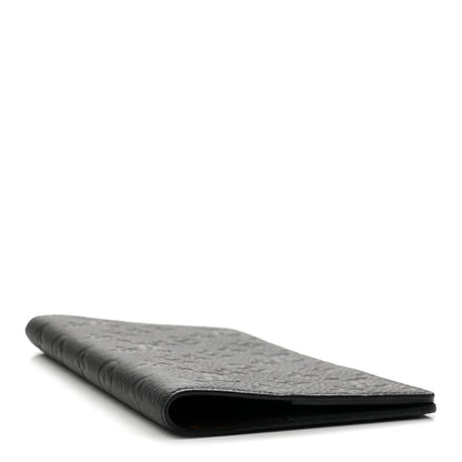 Louis Vuitton Taurillon Monogram Emily Notebook Cover MM Black 4 of 6