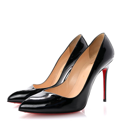 Christian Louboutin Jazz Calfskin Corneille 100 Pumps 38.5 Black 4 of 9