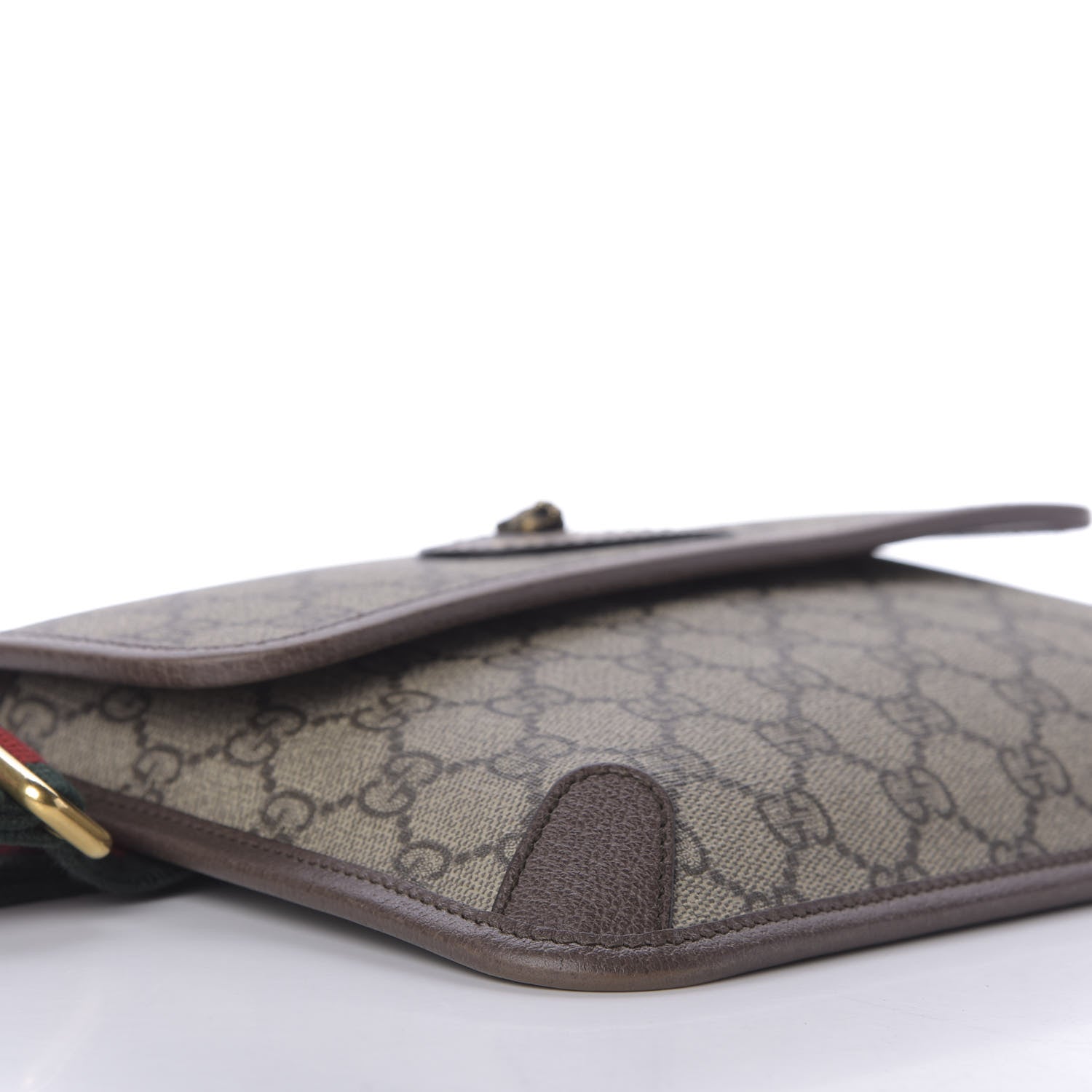 Gucci GG Supreme Monogram Neo Vintage Web Belt Bag Brown 6 of 9