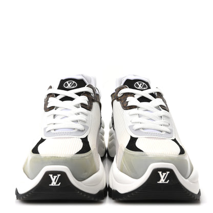 Louis Vuitton Monogram Calfskin Run 55 Sneakers 40 White 3 of 9