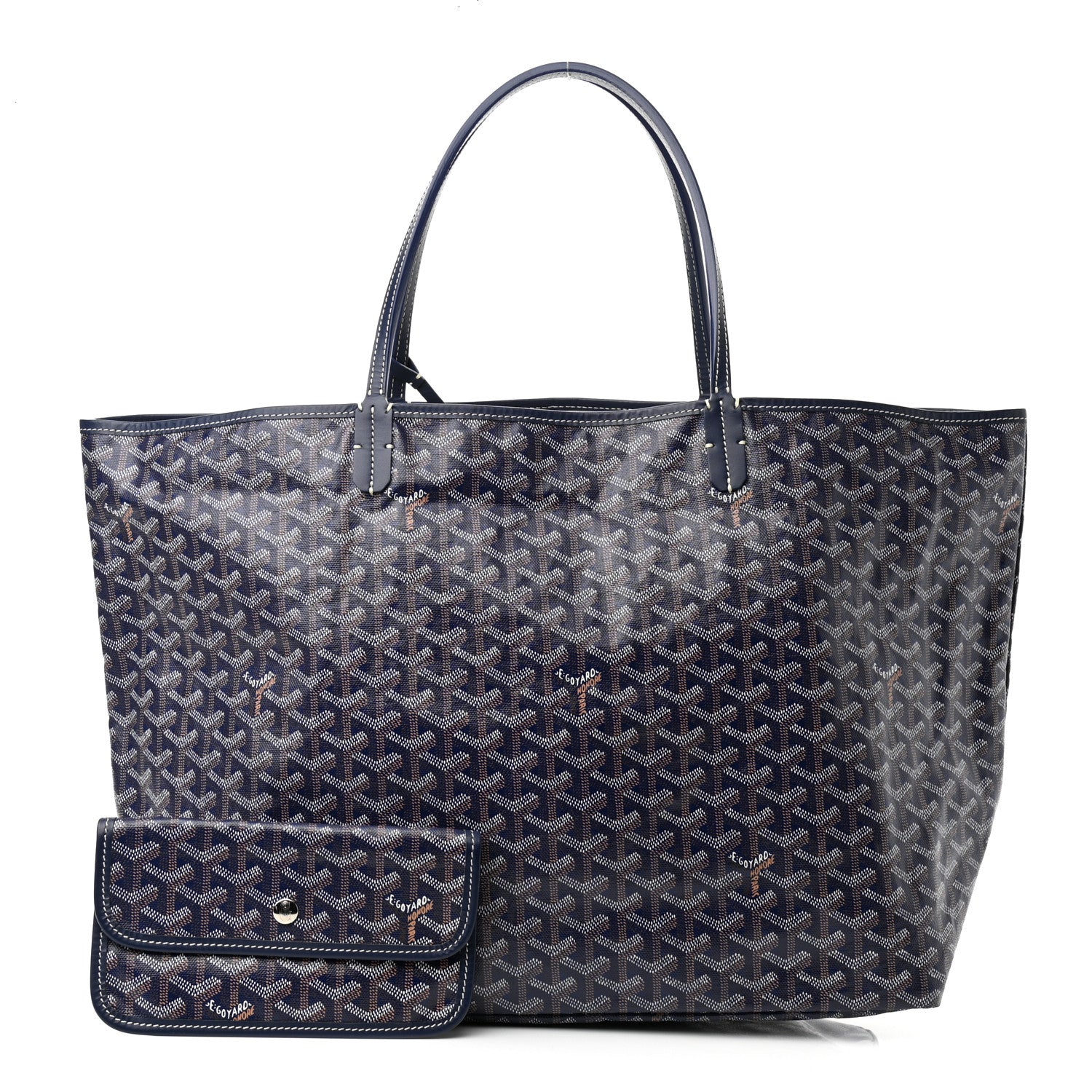 Goyard Goyardine Saint Louis GM Navy 1 of 9