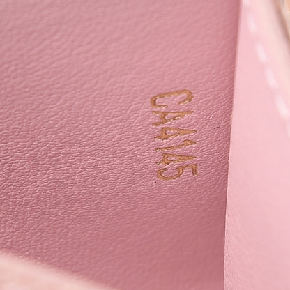 Louis Vuitton Damier Ebene Caissa Card Holder Rose Ballerine 7 of 8