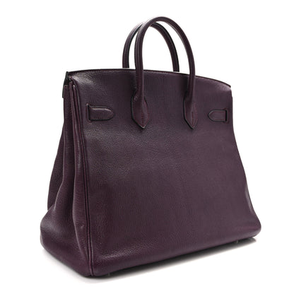 Hermes Chevre Mangalore HAC Birkin 32 Raisin 3 of 11