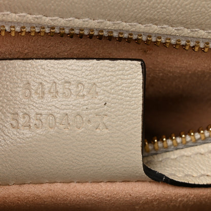 Gucci GG Supreme Monogram Calfskin Small Padlock Messenger Shoulder Bag Beige Mystic White Sun Oil 7 of 11