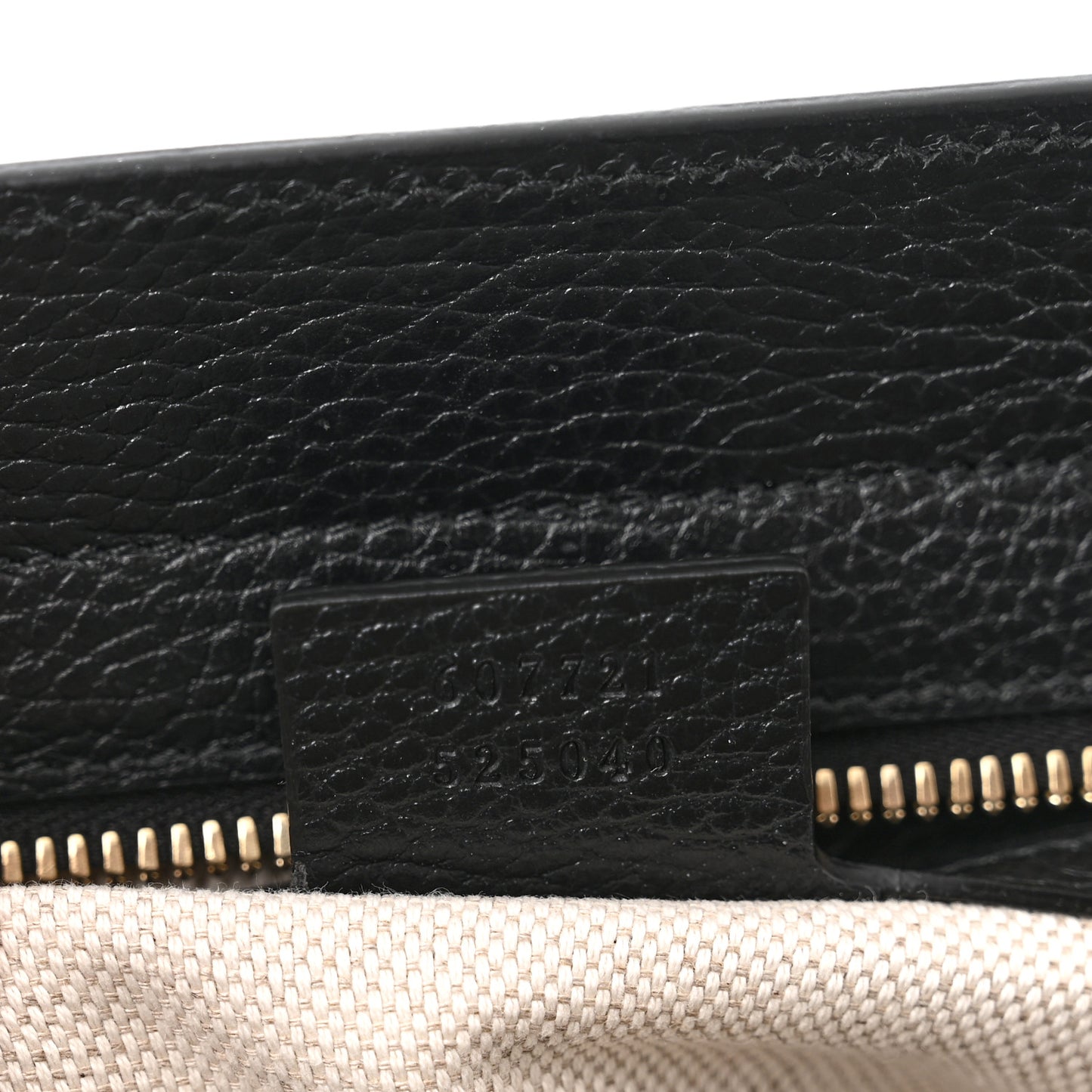 Dollar Calfskin Large Soho Top Handle Satchel Black
