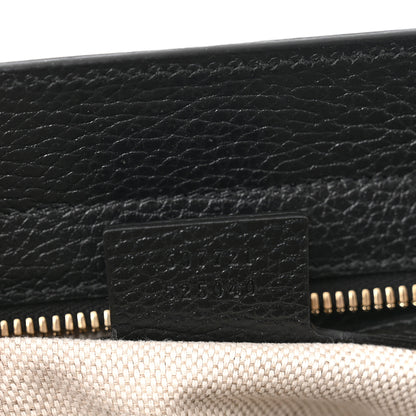 Gucci Dollar Calfskin Large Soho Top Handle Satchel Black 6 of 8