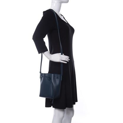 Mansur Gavriel Calfskin Mini Bucket Bag Blu 2 of 8
