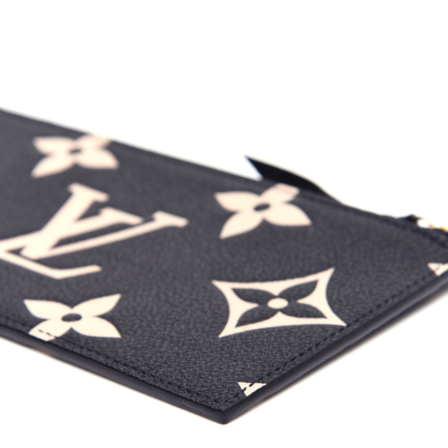 Empreinte Monogram Giant Crafty Pochette Felicie Black Creme