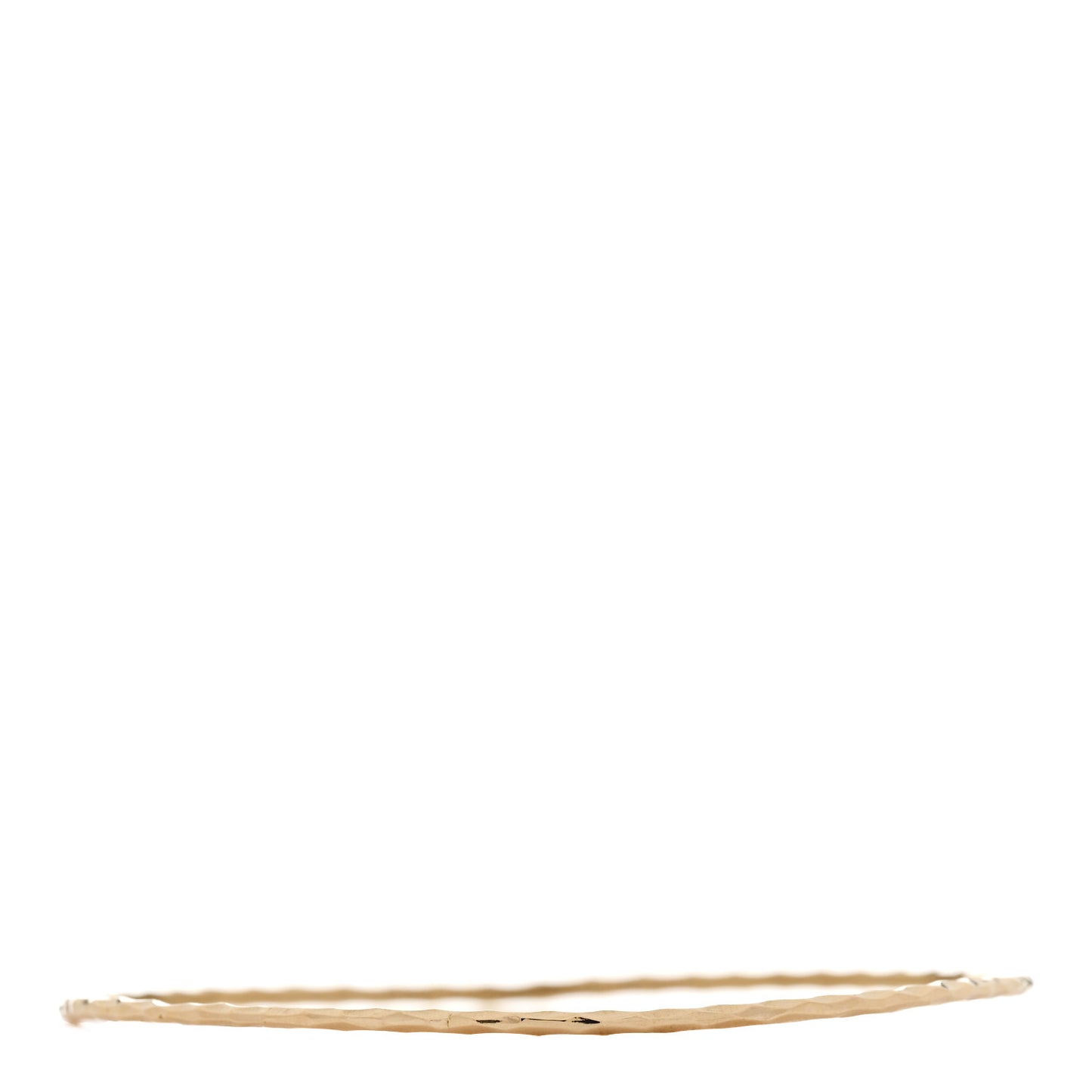 18k Yellow Gold Paloma Picasso Hammered Bangle Bracelet