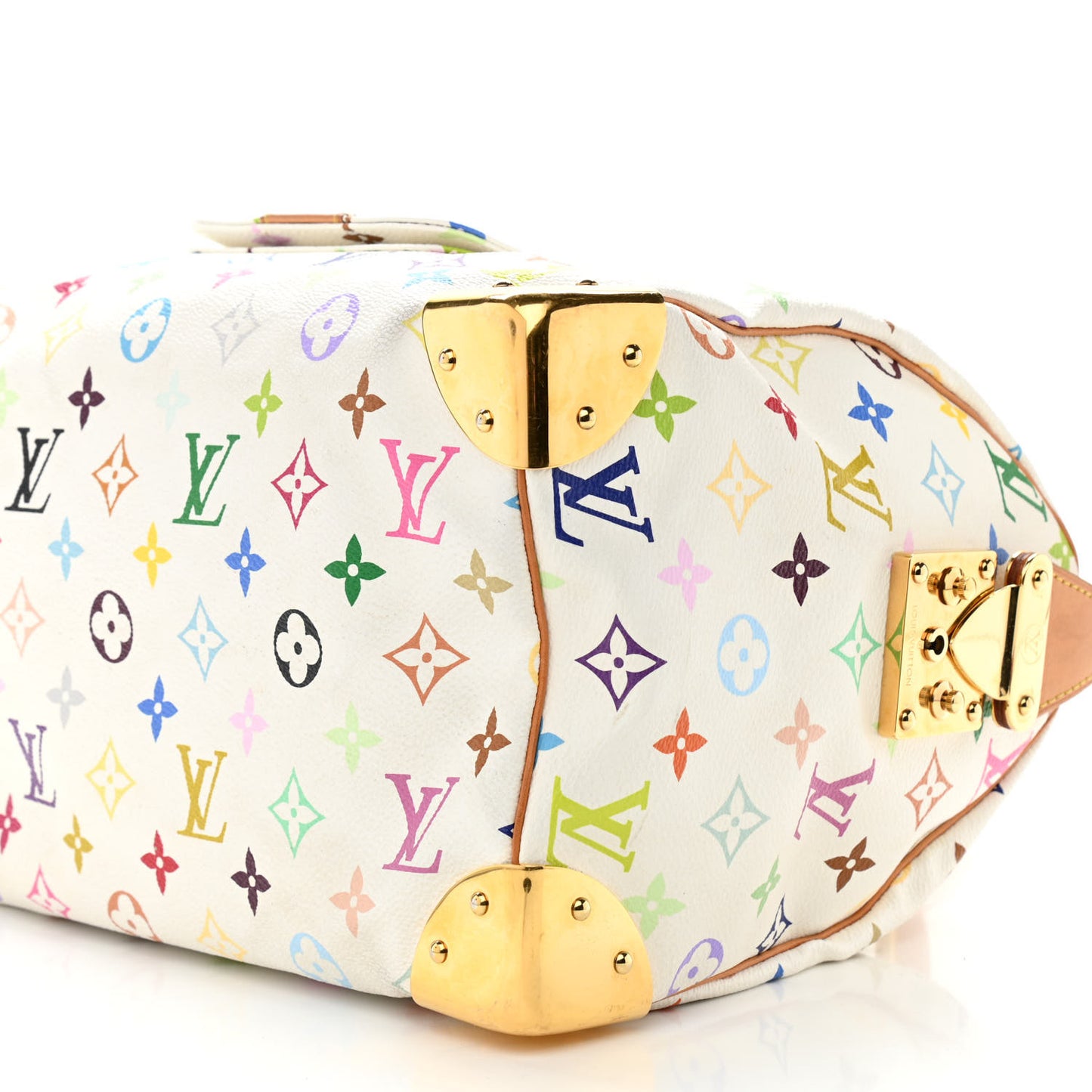Monogram Multicolor Speedy 30 White