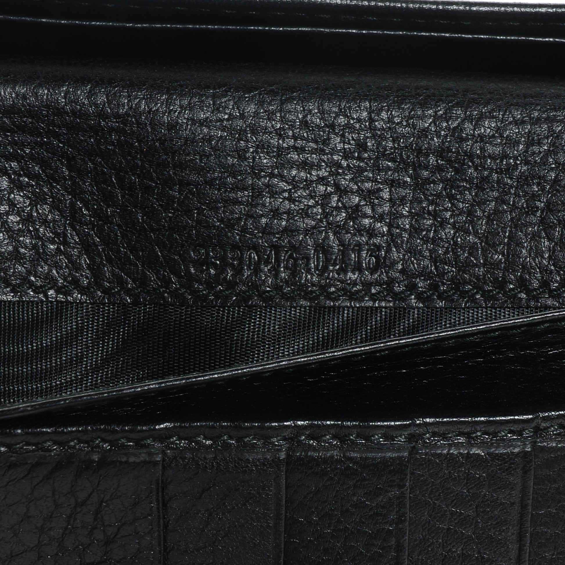 Gucci Leather Bamboo Continental Wallet Black 7 of 7