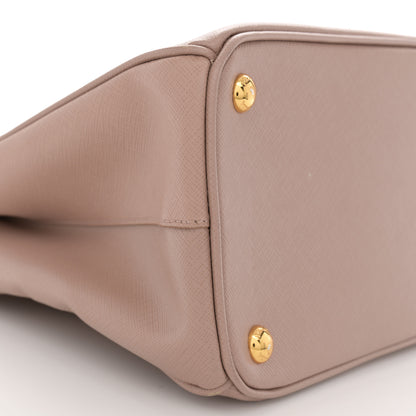 Prada Saffiano Small Galleria Double Zip Tote Cammeo 9 of 16